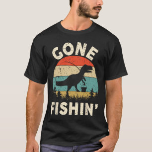 Lustiges Gone Fishing-Shirt Männer Frauen Jugend J T-Shirt