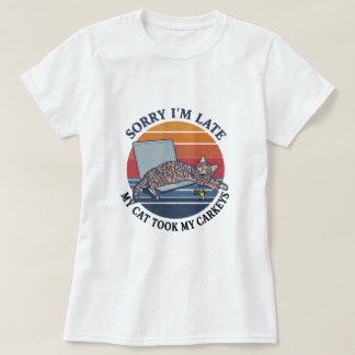 Lustiges Grafik-Katz-Shirt T-Shirt