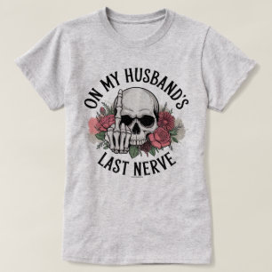 Lustiges Grafik T-Shirt – Auf dem letzten Nerv mei
