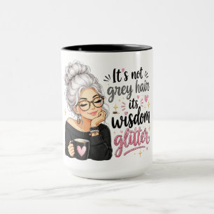 Lustiges Graues Haar Tasse