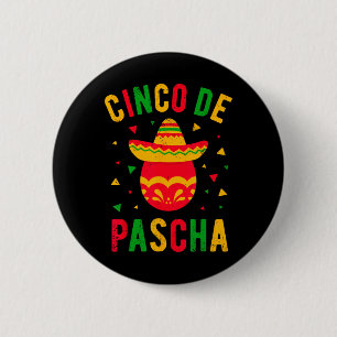 Lustiges griechisch-orthodoxes Osterei Kalo Pascha Button