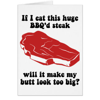 Lustiges GRILLEN Steak