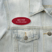 Lustiges großes Spaß-Büro Namensschild (Beispiel)