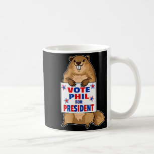 Lustiges Groundhog-Day-Shirt - Patriotische Grafik Kaffeetasse