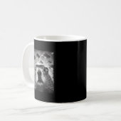 Lustiges Groundhog-Selfie mit Alien-Ufos Groundhog Kaffeetasse (Vorderseite Links)