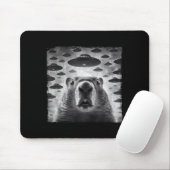 Lustiges Groundhog-Selfie mit Alien-Ufos Groundhog Mousepad (Mit Mouse)