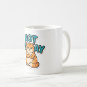 Lustiges Grumpy Cat Not Today T-Shirt Kaffeetasse (VorderseiteRechts)