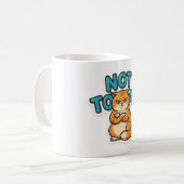 Lustiges Grumpy Cat Not Today T-Shirt Kaffeetasse (Vorderseite Links)