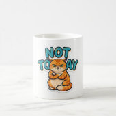 Lustiges Grumpy Cat Not Today T-Shirt Kaffeetasse (Mittel)
