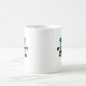 Lustiges Grün Kaffeetasse (Mittel)