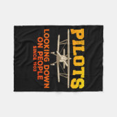 Lustiges Grundstück-Design Für Männer Frauen Luftf Fleecedecke (Vorderseite (Horizontal))