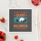 Lustiges Gruseliges Halloween-Kostenüm Friedhof Mo Serviette (Beispiel)