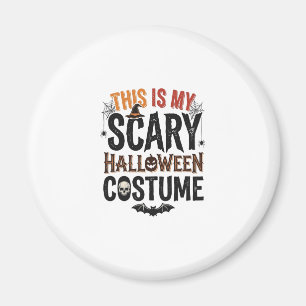 Lustiges gruseliges Halloween-Kostüm Vintage-Shirt Magnet