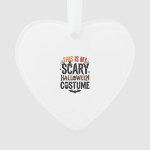 Lustiges Gruseliges Halloween-Kostüm Vintage-Shirt Ornament