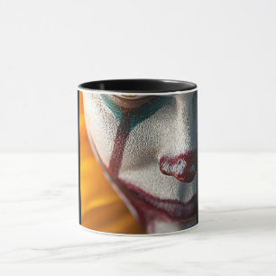 Lustiges gruseliges Monster-Gesicht Schwarze Kaffe Tasse