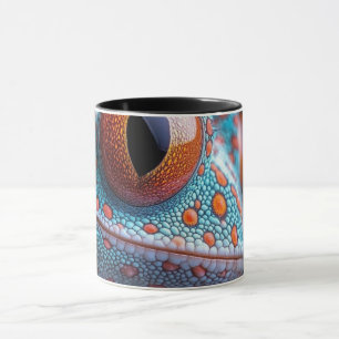 Lustiges gruseliges Monster-Gesicht Schwarze Kaffe Tasse