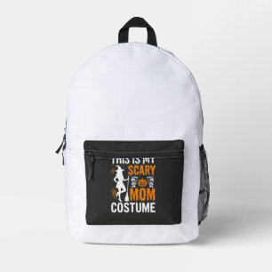 Lustiges Gruseliges Mutter-Kostüm Halloween Hexe Bedruckter Rucksack