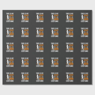 Lustiges Gruseliges Mutter-Kostüm Halloween Hexe Geschenkpapier