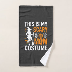 Lustiges Gruseliges Mutter-Kostüm Halloween Hexe Handtuch