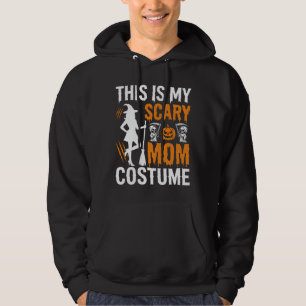 Lustiges Gruseliges Mutter-Kostüm Halloween Hexe Hoodie