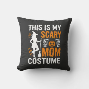 Lustiges Gruseliges Mutter-Kostüm Halloween Hexe Kissen