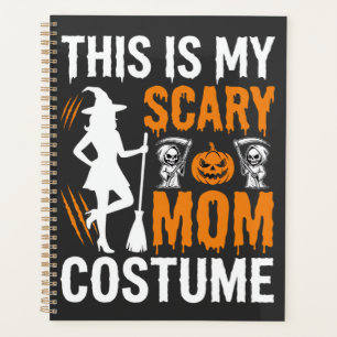 Lustiges Gruseliges Mutter-Kostüm Halloween Hexe Planer