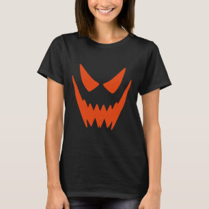 Lustiges gruseliges unheimliches Kürbis-Jack-O-Lan T-Shirt