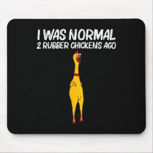 Lustiges Gummihuhn-Geschenk Männer Frauen Gummihuh Mousepad