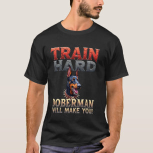 Lustiges Gym-Geschenk für Besitzer von Dobermann-H T-Shirt