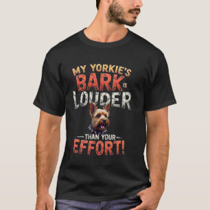 Lustiges Gym-Geschenk für Yorkshire-Terrier-Hundeb T-Shirt
