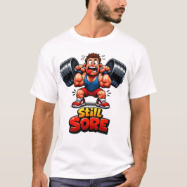 Lustiges Gym-T-Shirt-Design Bodybuilding Workout M T-Shirt