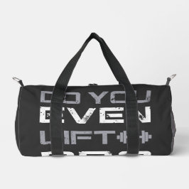 lustiges Gym-Typografie für Bro Duffle Bag