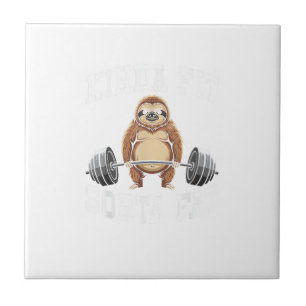 Lustiges Gym-Workout Einigermaßen Fit Irgendwie Fe Fliese