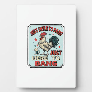 Lustiges Hahn Vintage-Stich-Shirt-Design (2)_1 Fotoplatte