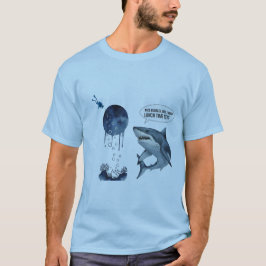 Lustiges Hai-Taucher-Mittagessen ? T-Shirt