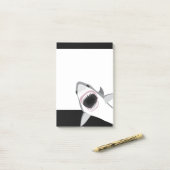 Lustiges Haifisch-Angriffs-Geschenk für Ihren Chef Post-it Klebezettel (Auf Schreibtisch)