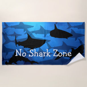 Lustiges Haifisch-Thema Strandtuch