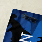 Lustiges Haifisch-Thema Strandtuch (Beispiel)