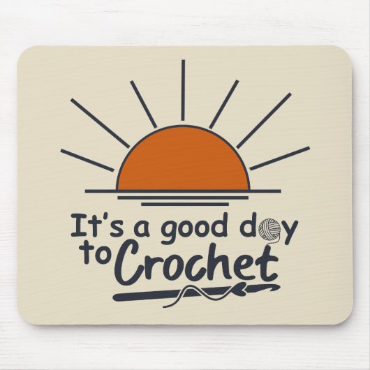 lustiges Häkelchen Mousepad (Vorne)
