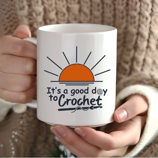 lustiges Häkelchen Tasse