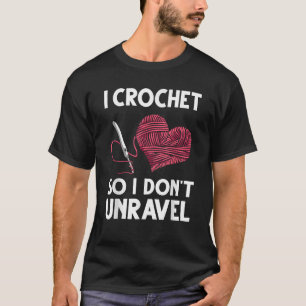 Lustiges Häkelgeschenk für Frauen Häkelshirt T-Shirt