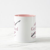 lustiges Häkelkoketter-Sprichwort Tasse (Zentrum)