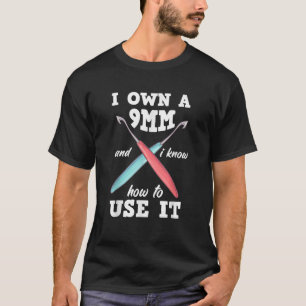 Lustiges Häkeln Häkeln T-Shirt