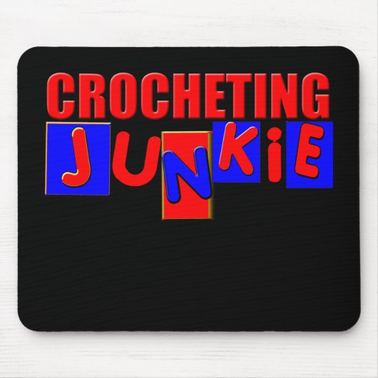 Lustiges Häkeln Mousepad (Vorne)