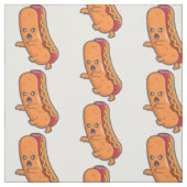 lustiges Hallover-Hot-Dog-Monster Stoff (Muster)