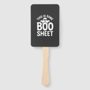 Lustiges Halloween Boo Sheet Gespenst Design_1 Fächer