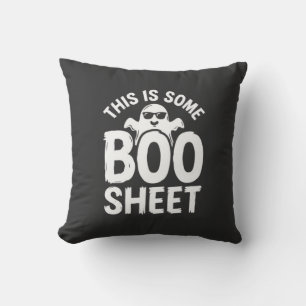 Lustiges Halloween Boo Sheet Gespenst Design_1 Kissen