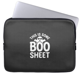 Lustiges Halloween Boo Sheet Gespenst Design_1 Laptopschutzhülle