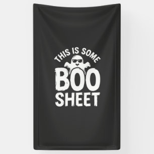 Lustiges Halloween Boo Sheet Gespensterdesign_1 Banner