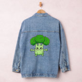 lustiges Halloween Broccoli-Monster Jeansjacke (Hangar)